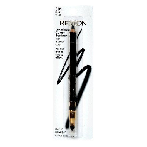 Revlon Luxurious Color Eyeliner Uncarded , Black Velvet 501, 0.043 Ounce - ADDROS.COM